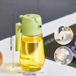 2in1 Oil Sprayer Glass Bottle For Cooking Anti Leakage Olive Oil Storage Bottle For Bbq Air Fryer Salad Steak Kitchen Supplies - Image 2