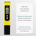 ADVANCED™ Digital Pocket TDS Meter with Temperature and Water Quality Measurement Testing Mete - Image 4