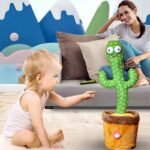 Dancing Cactus Toy Repeat Talking USB Charging Can Sing Record Cactus Bailarín Dansant Kids Education Toys Birthday Present - Image 5