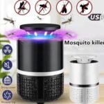EXORT Electric Mosquito Trap Blue Light Mosquito Killer Lamp with USB Power Suction Fan No Zapper Child Safe