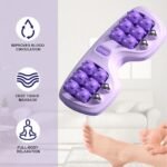 Foot Massager Roller Home Leg Point Bead Roller Massager Heel Foot Arch Pain Reflexology Massager - Image 2