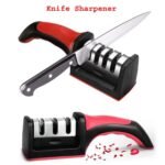 Household Knife Sharpener Kitchen Multi Functional Three Section Cutter Diamond Cutter Sharpening - Image 2