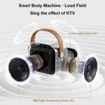 K12 Microphone Karaoke Bluetooth Speaker RGB Light Two 5W Speakers Sound Subwoofer Boombox Support Multiple Input Modes - Image 3