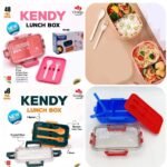 KENDY Lunch Box With Partition And Spoon 2 Portion Tiffin - Image 3