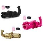 Kids Automatic Bubble Gatling Gun Summer Soap Water Bubble Machine Bubble Machine Gun Indoor Outdoor Toy Gift for Children - Image 5
