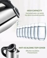 Electric Kettle Premium Quality and Polished Body Kettle Automatic Turn Off Technology - Image 2