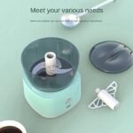 Mini Meat Grinder Mini Electric Mixer Multipurpose Food Processor Anti Slip Food Mincing Machine Wireless Portable Food Mixer 300ml Rechargeable Kitchen Chopping Gadget - Image 3