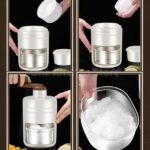 New Household Mini Ice Shaver Crusher Snow Cone Portable Manual Crushing Ice Maker DIY Drink Smoothie Ice Block Shredder Machine with box - Image 3
