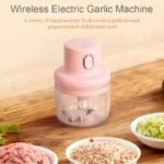 Portable Electric USB Rechargeable Fruit Vegetable Onion Garlic Cutter Mixer Blender Mincer Grinder Food Speedy Chopper Cordless - Image 5