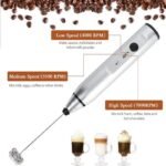 Wireless Milk Frothers Electric Handheld Blender With USB Electrical Mini Coffee Maker Whisk Mixer For Coffee Cappuccino Cream - Image 4