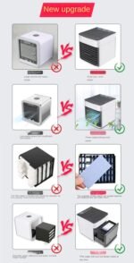 New mini refrigeration air conditioning fan household desktop small spray air cooler USB portable mobile cooling fan - Image 6