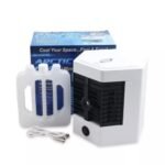 New mini refrigeration air conditioning fan household desktop small spray air cooler USB portable mobile cooling fan - Image 4