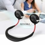 Neck Fan Adjustment Fan Hands-free Hanging Rechargeable Mini Sports Fans 3 Gears Wearable Sport Fan – Random Color - Image 2